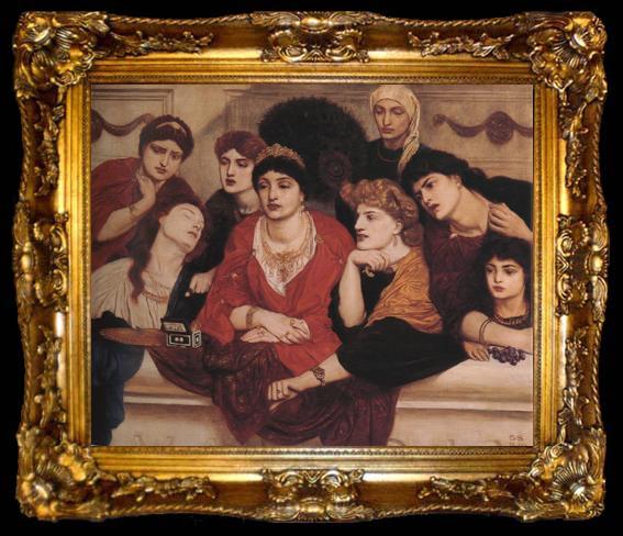 framed  Alma-Tadema, Sir Lawrence Simeon Solomon (mk23), ta009-2